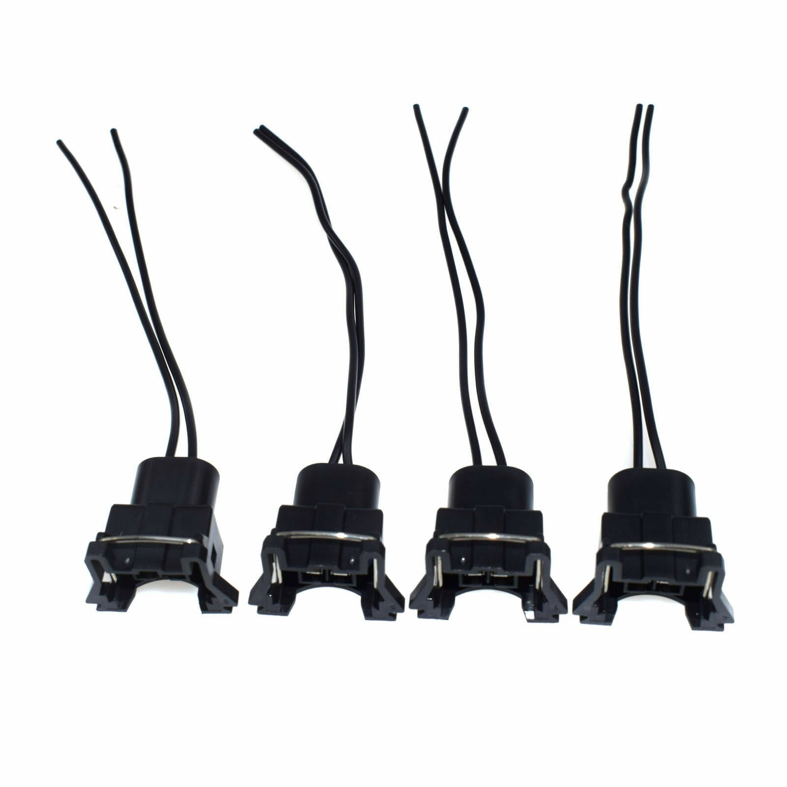 Fuel injector connector wire plug clip tail cut + slice 4-piece universal set