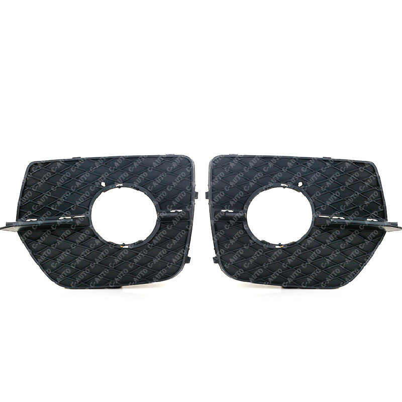 Pair Front Bumper Trim Mesh Fog Lamp Grill Grille for BMW X6 E71 2008-2014