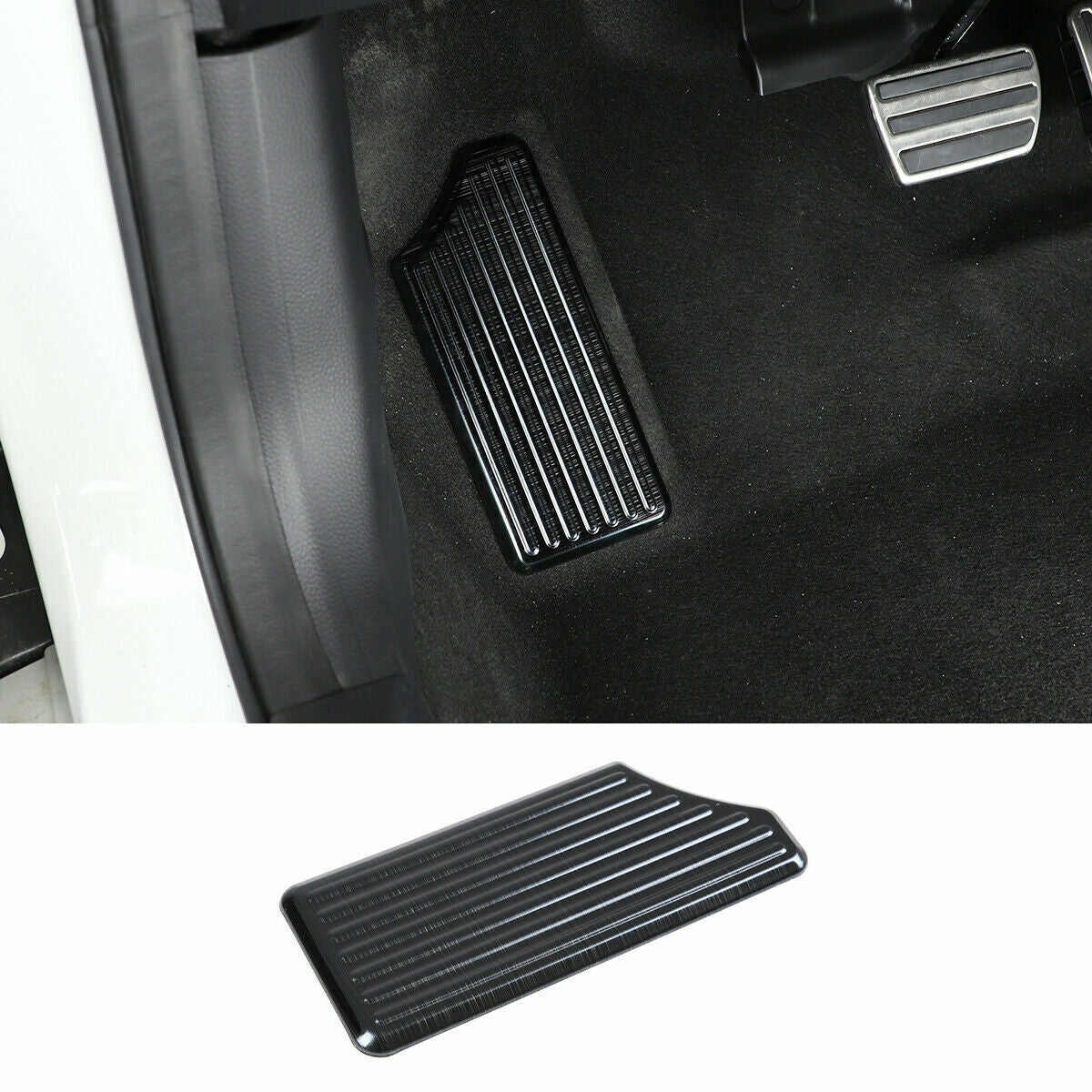 for Honda for Civic 2022-2023 Black Drivers Left Foot Rest Pedal Plate Cover Trims