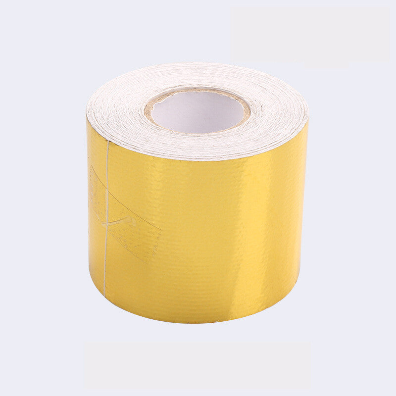 16ft Reflective Adhesive High Temperature Heat Shield Wrap Tape Roll Intake Pipe