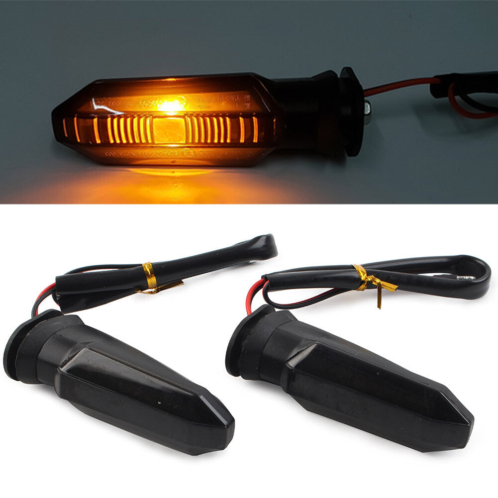 2x Turn Signal Indicator Blinker for HONDA CBR650R CB650R CBR500R 2019-22 Black
