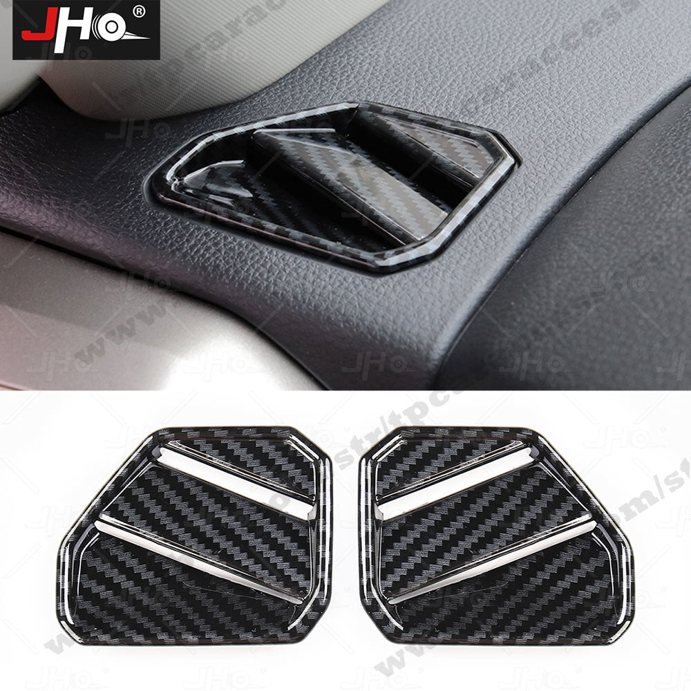 Carbon Fiber Garin AC Air Vent Outlet Cover Trim Frame for Toyota Tundra 2022+