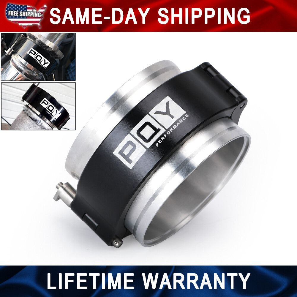 Metal Aluminium 3inch 76MM HD Flange Intercooler Clamp Quick Release V-Band 3''
