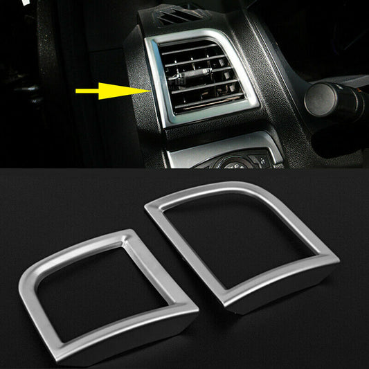 2X for Ford Explorer 2016-2019 Matte Dashboard Side Air Vent Outlet Cover Trim