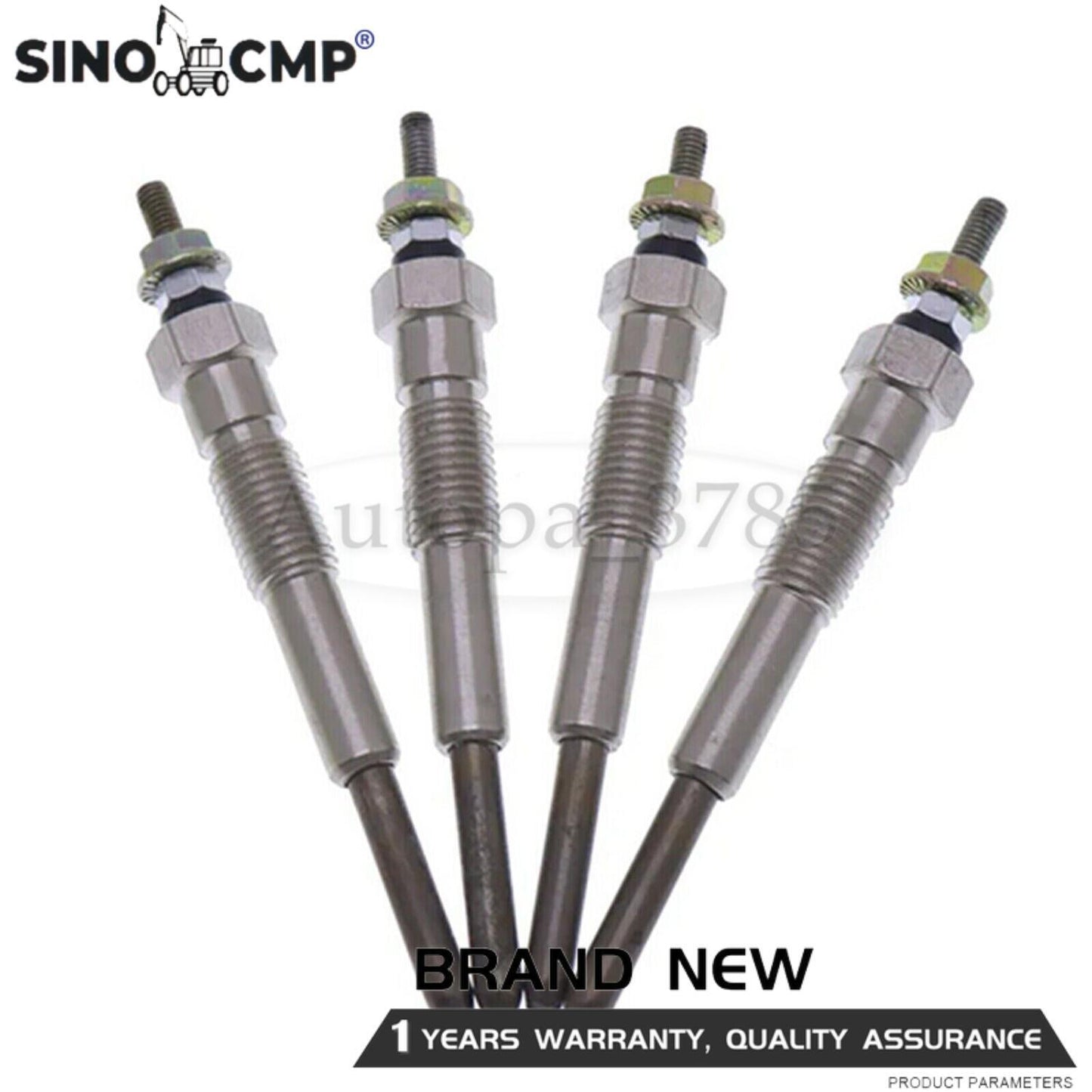 Engine Plug Glow Set For Komatsu 4D95 4D95S FD20-T11 FD25-T11 Forklift Truck 12V