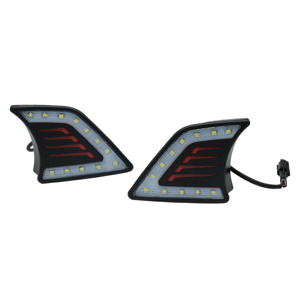 2x LED Daytime Running Lights DRL Lamp Indicator Fit for Toyota Hilux Vigo 2011-2014