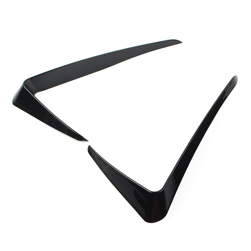 for VW for Golf 7 GTI 2013-2016 Front Bumper Fog Light Lamp Cover Trim Glossy Black