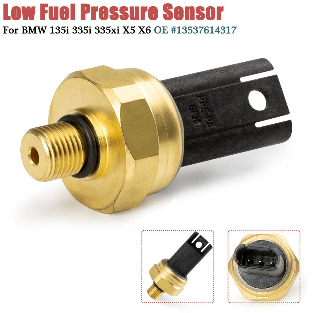 Low fuel pressure sensor suitable for BMW 135i, 335i, 535xi, X3, X5, 740i, 740Li. (13537614317)