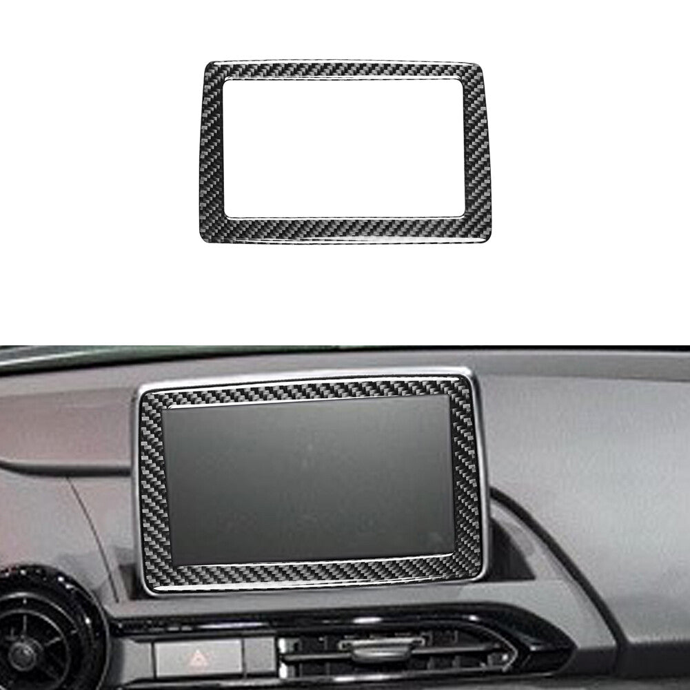 for Mazda MX-5 2016-2020 Carbon Fiber Interior Navigation Displayer Cover Trim