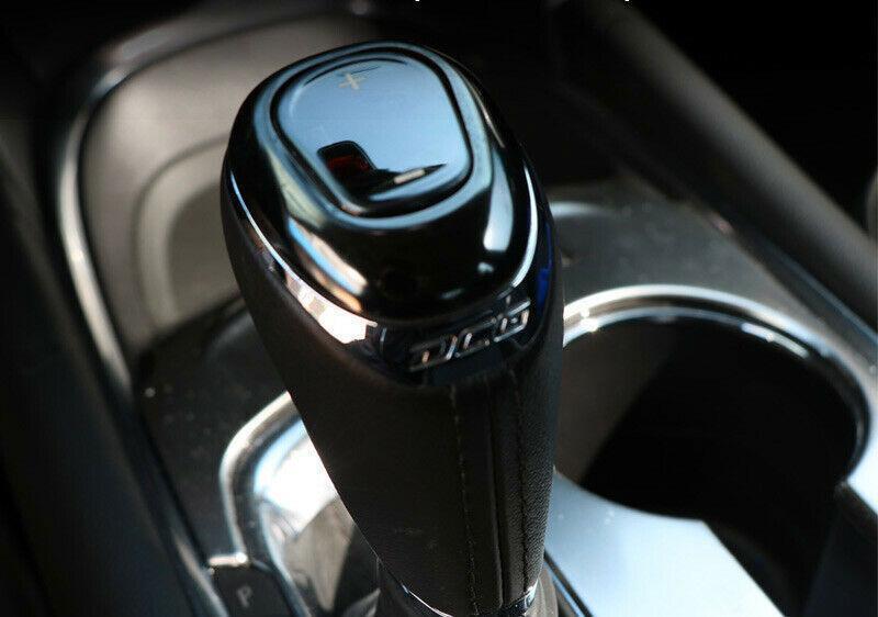 for Chevrolet Equinox 2018-2021 Black Steel Gear Shift Knob Shifter Lever Trim