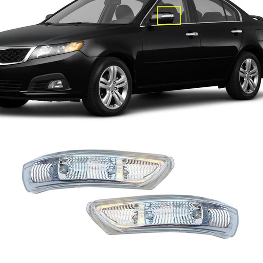 Suitable for 2009-2010 for Kia Optima Magentis 1 pair of car mirror turn signal repeaters.
