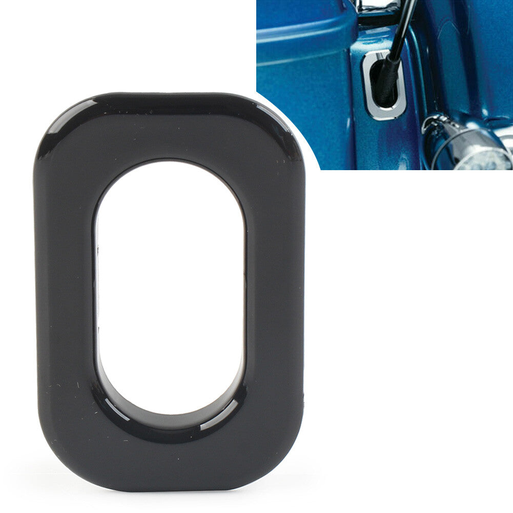 for Harley Street Glide Road King Glide Antenna Hole Accent Cover ABS Black UK