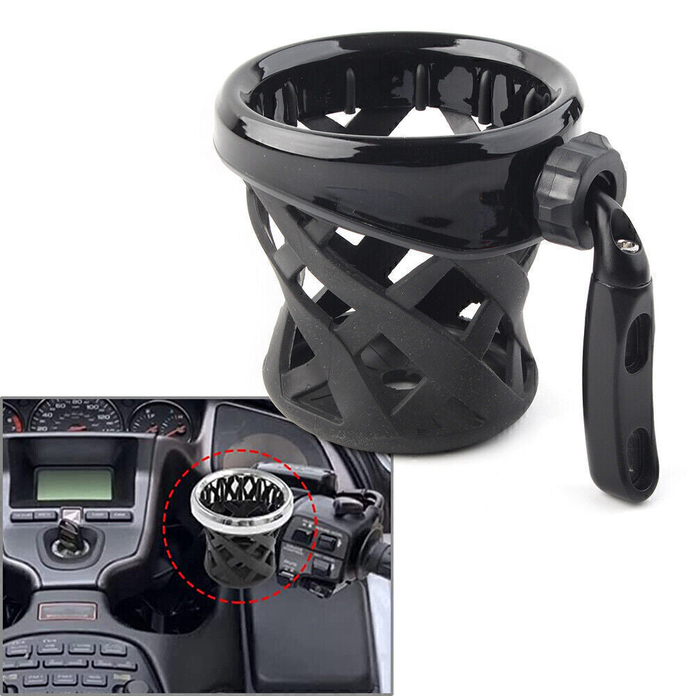 Handlebar Cup Holder Drink W/ Mesh Basket Mount Fit Goldwing GL1800 2001-2021 US