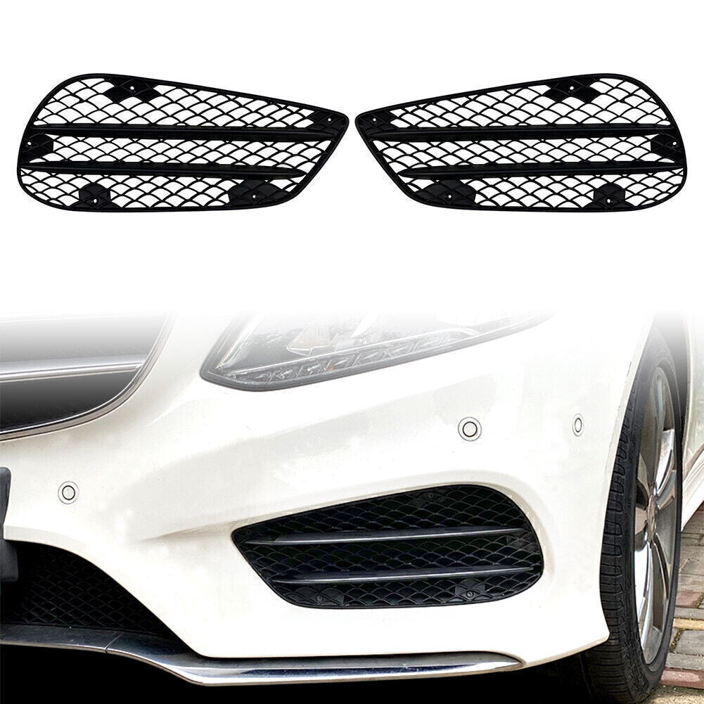 Front Bumper Fog Lamp Grille for Mercedes-Benz E Class W212 2013-2015 2014