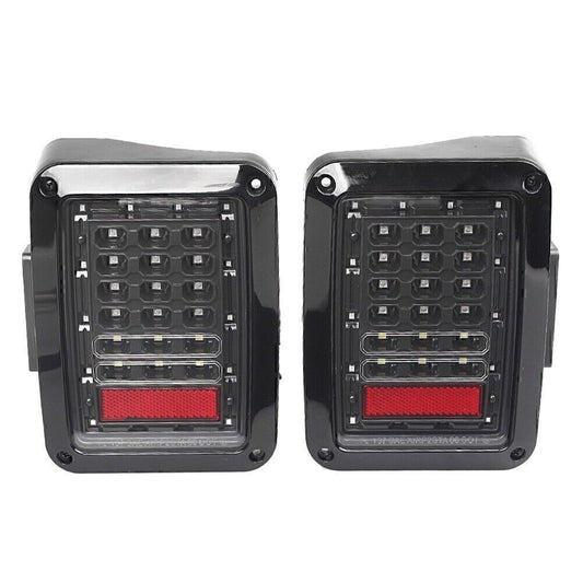 2x LED Rear Tail Light Brake Turn Signal Reverse for Jeep for Wrangler JK 2007-2017