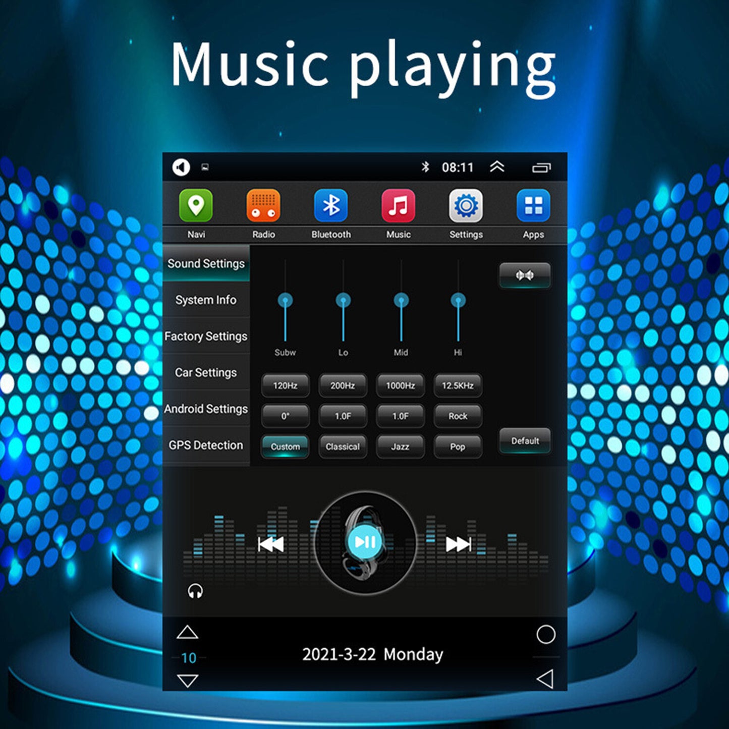 9.7 Car Stereo Radio Suitable for Honda Accord 2003-07 2G 32G Carplay Camera
