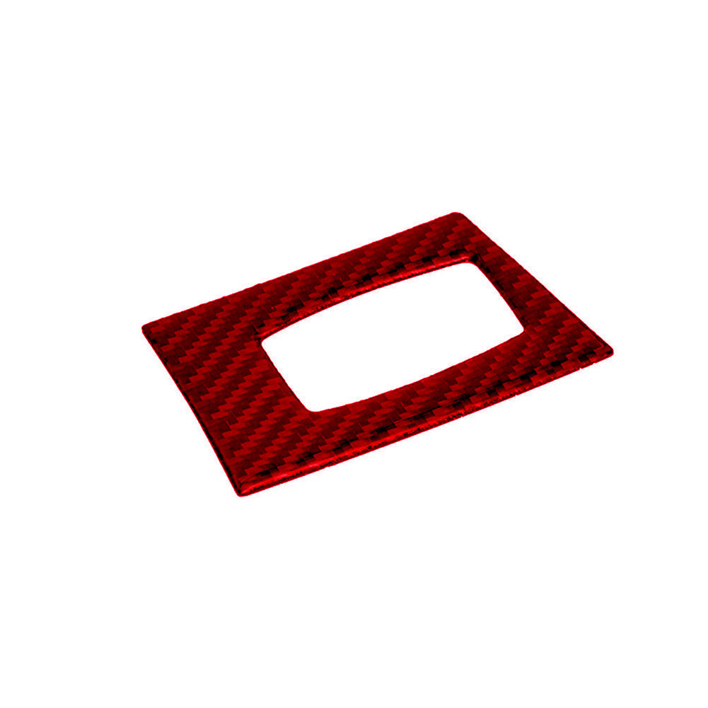 Red Carbon Fiber Engine Start Key Full Trim for BMW 2005-2012 E90 3 Series