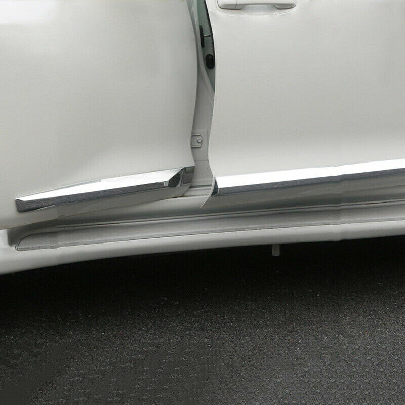 for Toyota LC Prado FJ150 2010-2019 Chrome ABS Side Door Body Strip Cover Trim4