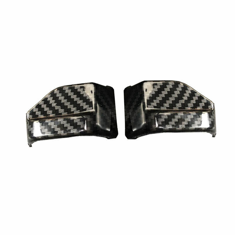 for Benz GLE GLS 2016-2019 ABS Carbon Fiber for Seat Belt Adjustment Cover Trim 2pcs