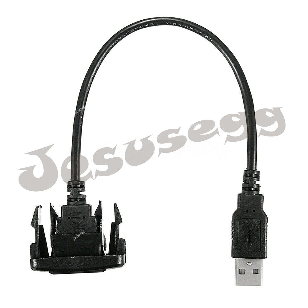 Fits for Mazda for Corolla Black USB Port Cable Adapter Cord Wire Charging Adapter Cable