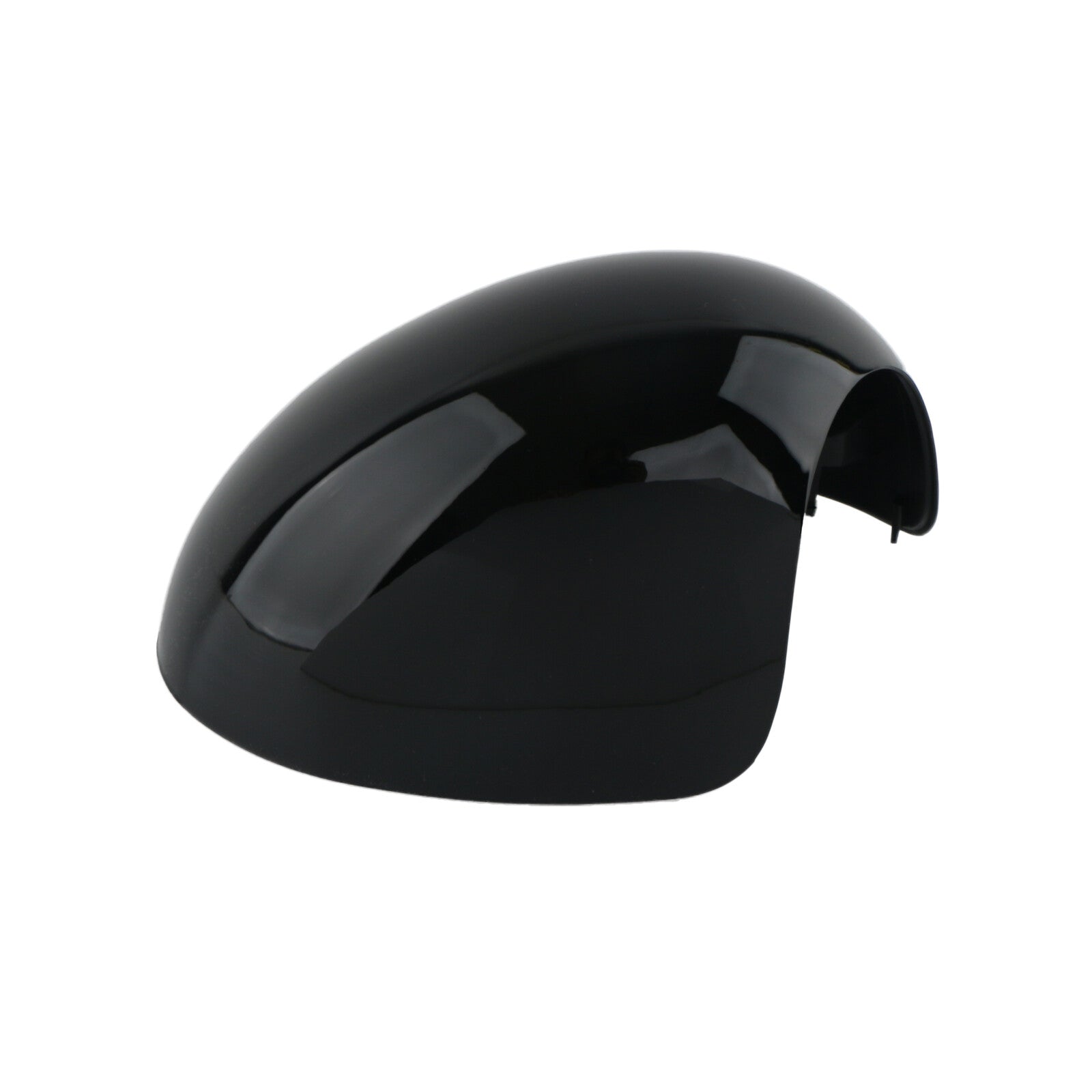 Right door mirror cover for Mini Cooper R55 R56 R57 R58 R60, gloss black.