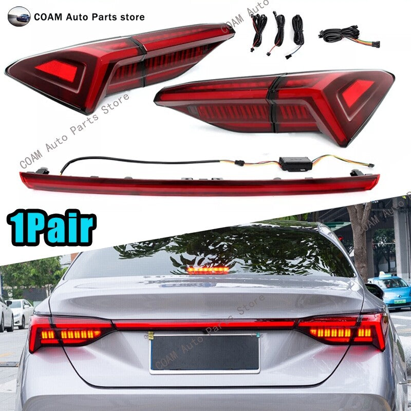 LED taillight kit for Toyota for Avalon 2019-2023 with dynamic turn signal brake lights.