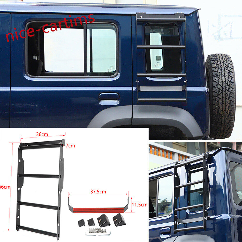 Iron Left Rear Window Extension Climbing Ladder for Suzuki for Jimny 4-door 2019-24