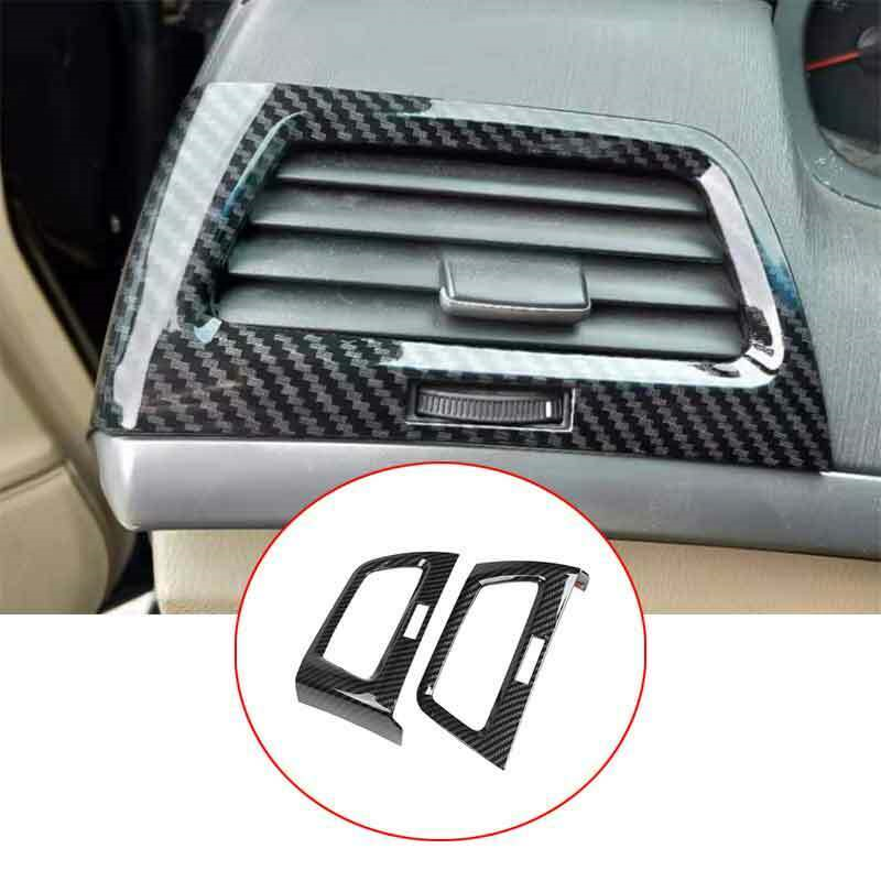 for Honda Accord 2008-2012 Carbon Style Side Air Outlet Vent Frame Cover Trim 2P