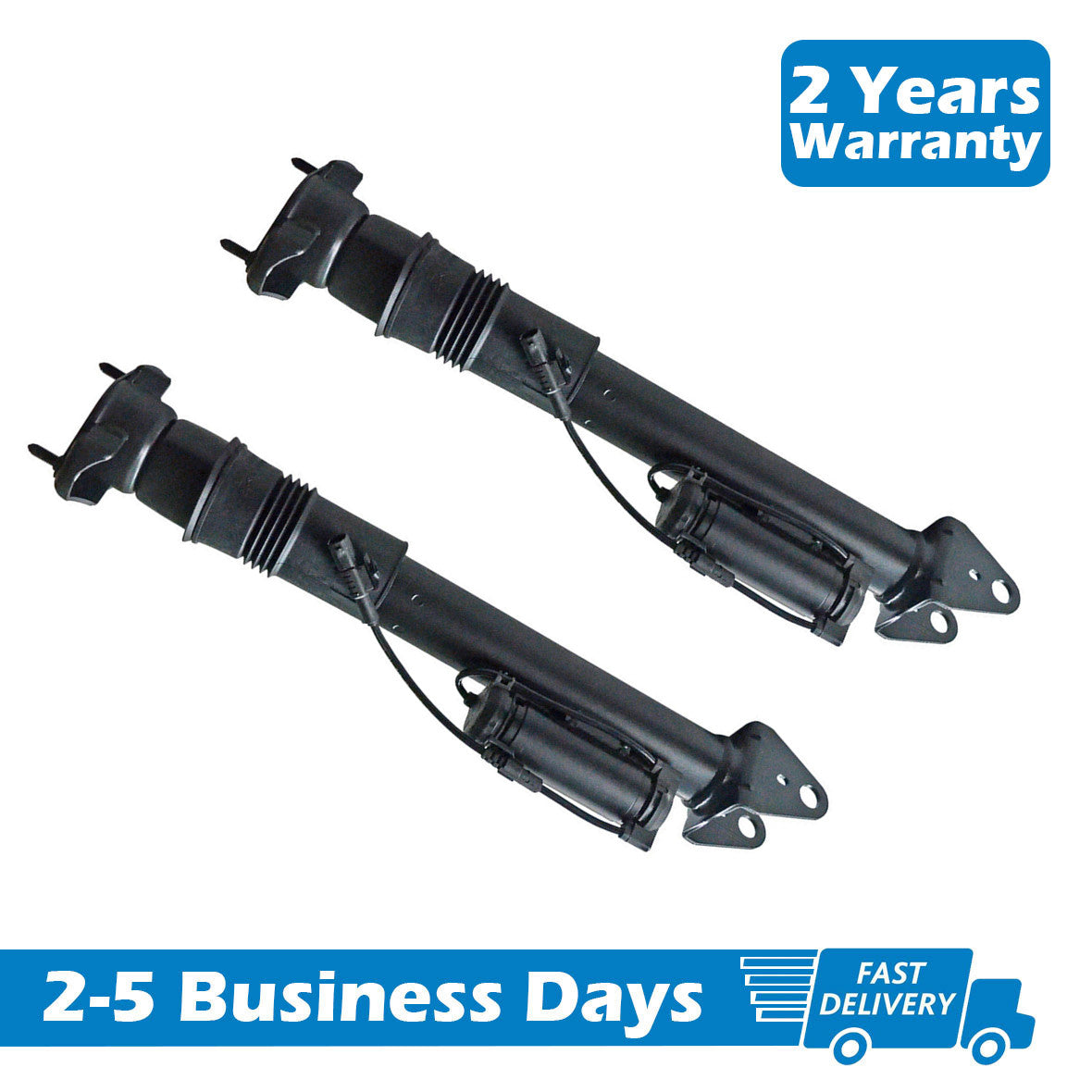 A pair of rear air suspension shock absorbers suitable for Mercedes W251, V251, R350, and R500 (2006-10-)