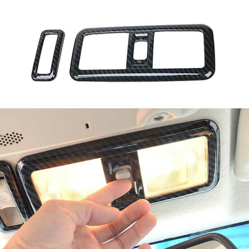 Carbon Fiber Front Reading Light Cover for Mitsubishi Pajero Montero 2009-2021