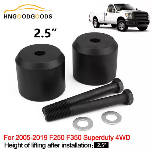 2.5-inch front leveling lift kit for 2005-2023 for Ford F250 F350 SUPER DUTY 4WD Black