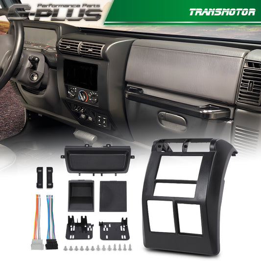 97-02 for Jeep for Wrangler TJ, same as DIN DASH BEZEL - Diamond Edition