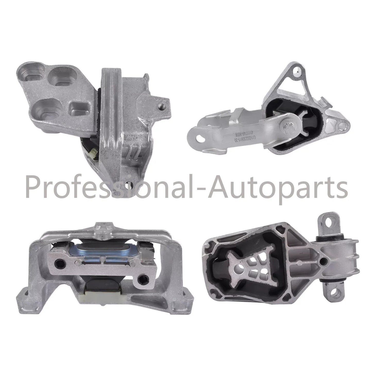 4-piece engine, motor, and transmission mounting kit suitable for Mercedes-Benz B250, CLA250, and GLA250.