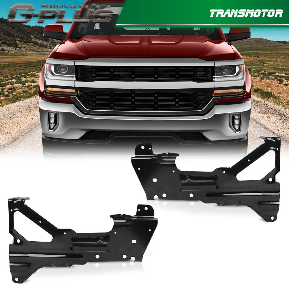new front bumper bracket kit (2x) for 2016, 2017, and 2018 for Chevrolet Silverado 1500.