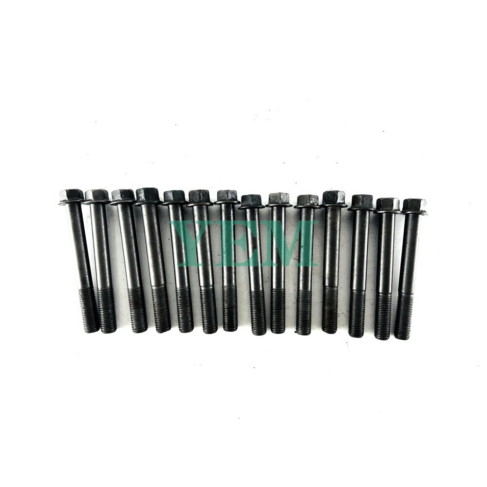 1 Set Engine Head Bolt 14pcs For Yanmar 3TNM72 Engine 3TNM72 Cylinder Head Bolt
