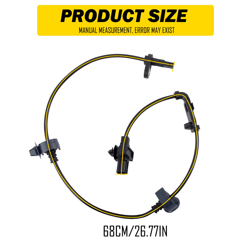 A pair of front dual ABS wheel speed sensors for Honda for Civic LX DXc DX-G 1.8L 2006-2011