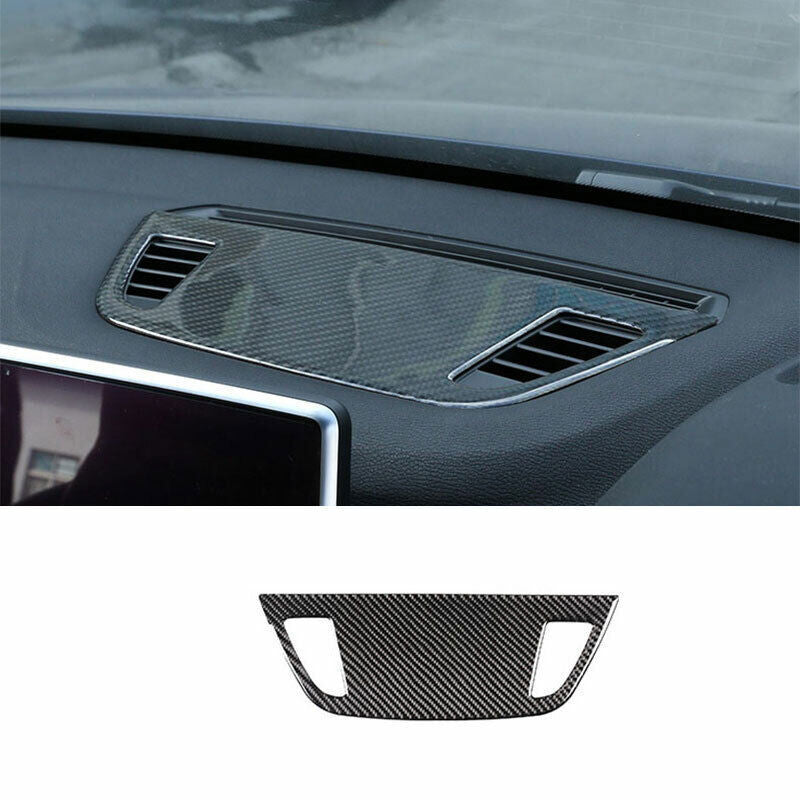 for BMW X1 F48 2016-22 Real Carbon Fiber Central Console Air Outlet Vent Trim 1P