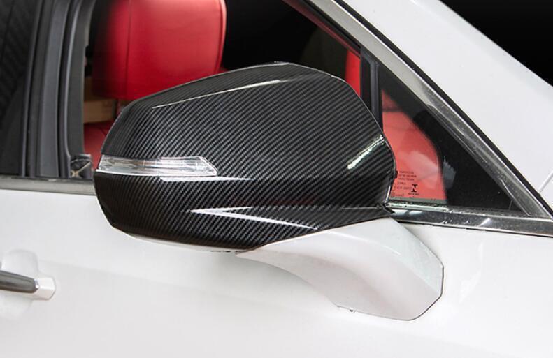 for Cadillac XT5 2017-2022 Carbon Fiber Rear View Side Door Mirror Covers 4PCS