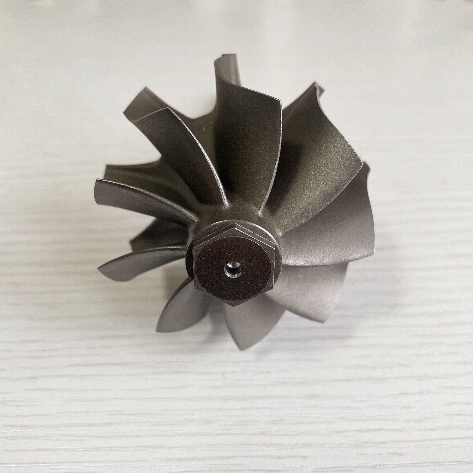 GT3584RS 9-blade 62.35/68.00 mm ball bearing turbine shaft/turbine wheel