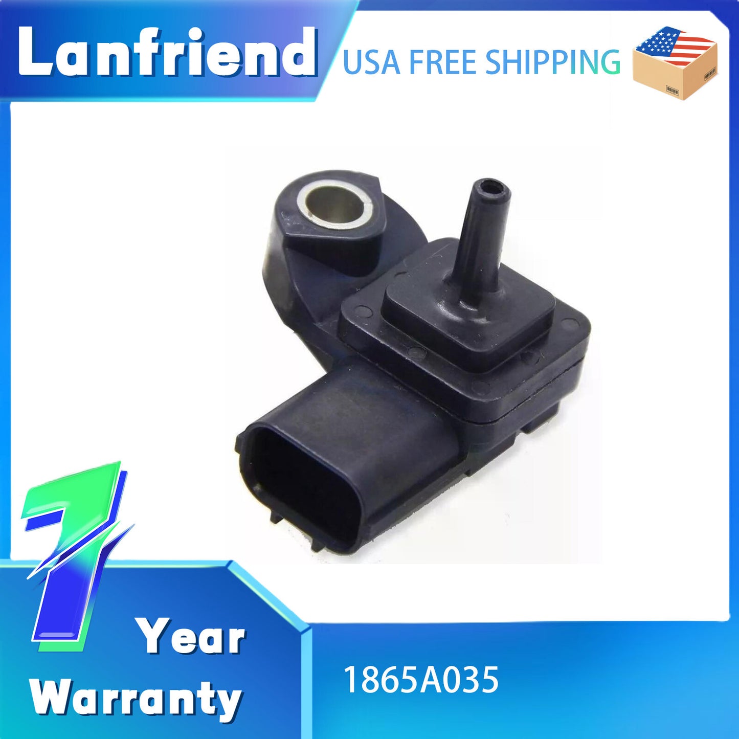 1865A035 Manifold Pressure Sensor Fit for Mitsubishi Pajero V43 V45 2007-2023