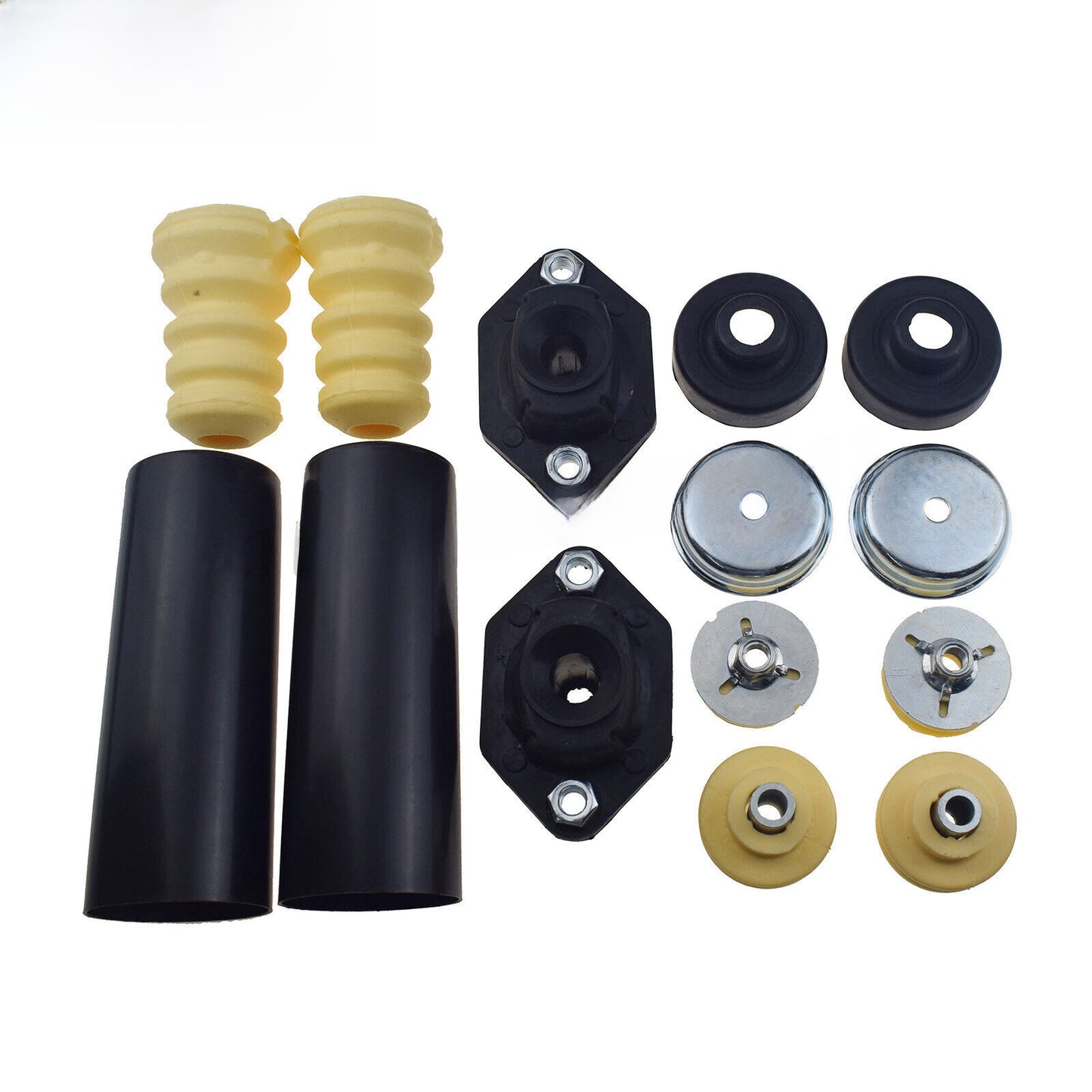 for BMW E92 E90 E87 E88 Rear Upper Lower Shock Mounts Grommets Bump Stops Kit