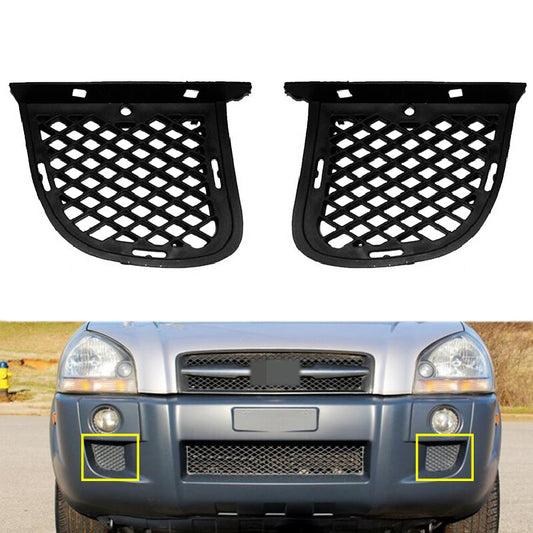 Pair Front bumper Ventilation Fog light grille for Hyundai for Tucson 2005-2009