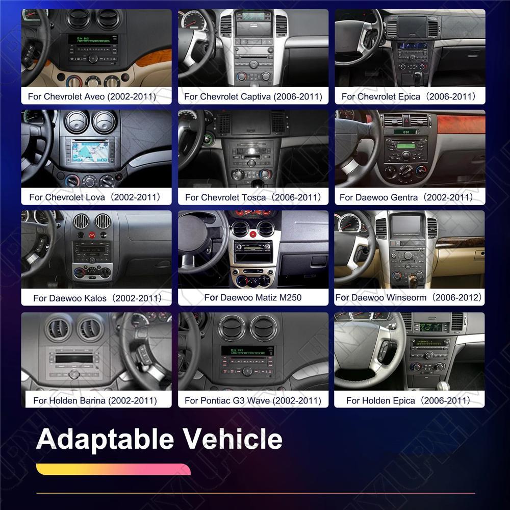 7 Android 14.0 Stereo Radio GPS FM 4+32G for Chevrolet Aveo 02-11 Captiva 06-11