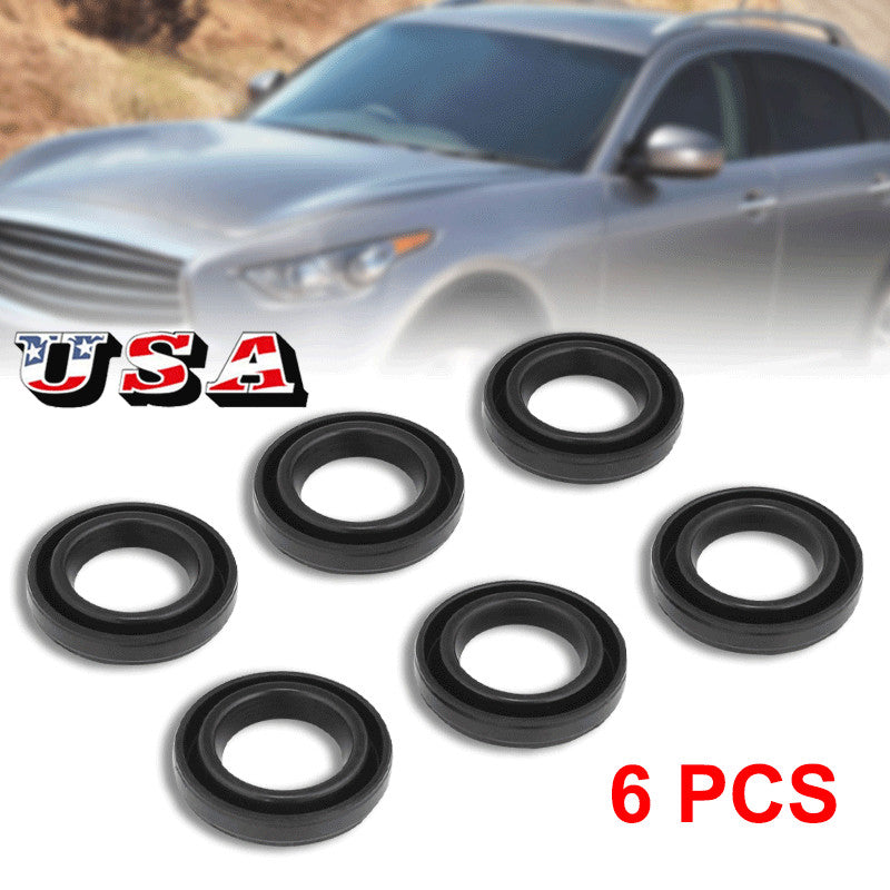 6X Spark Plug Tube Seal Set For 03-08 for Infiniti FX35 G35 for Nissan 3.5L VQ35DE