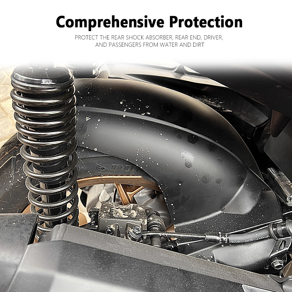 ABS REAR WHEEL FENDER TIRE SPLASH HUGGER MUDGAURD for YAMAHA XMAX 300 2018-2023