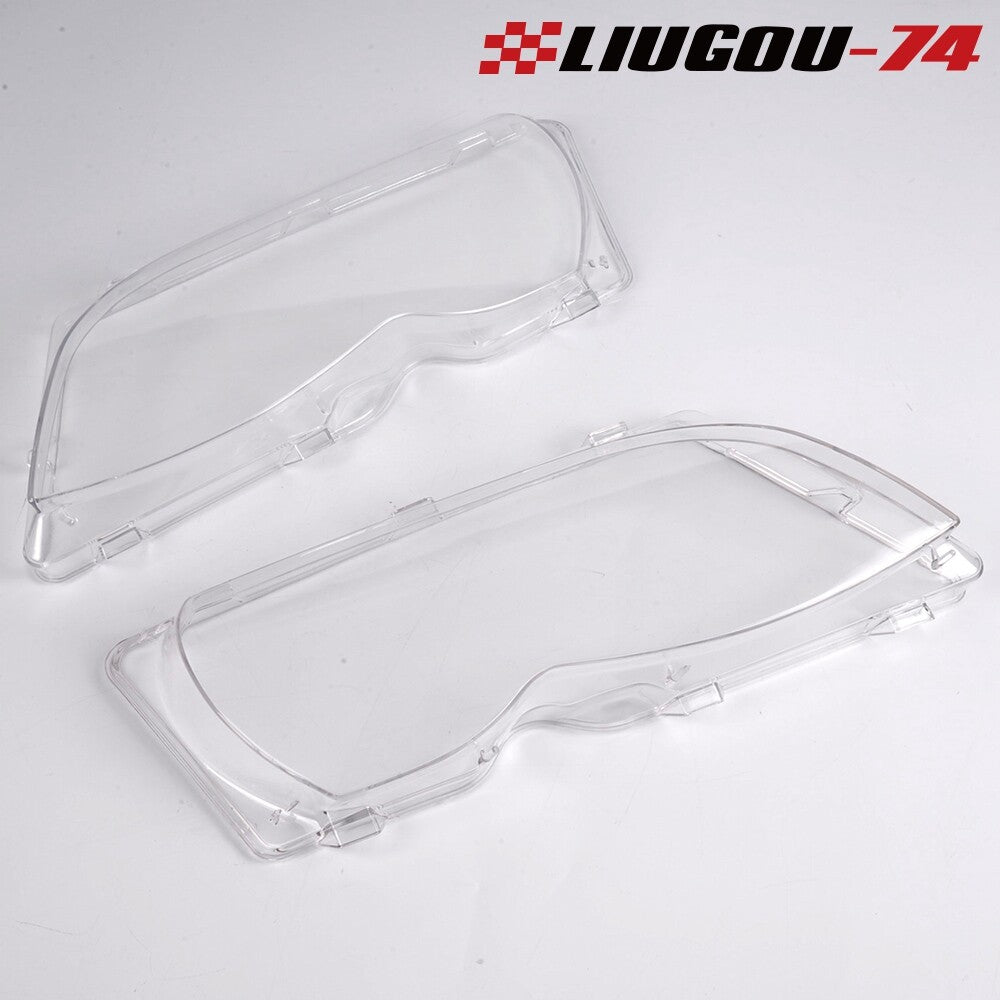 Suitable for 2002-2005 for BMW E46 3 Series 4DR headlights. Transparent lens protective case for headlights.