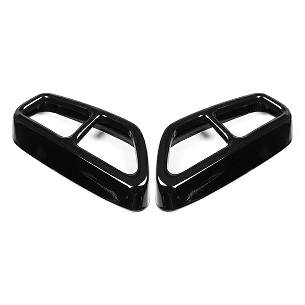 for BMW 5 Series G30 G31 2018-2022 19 Exhaust Muffler Tailpipe Cover Trim Black