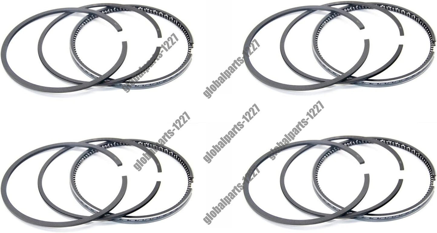 Piston Ring 4 Units 1 Set For Yanmar Engine 4TNV98T Komatsu Engine S4D98E