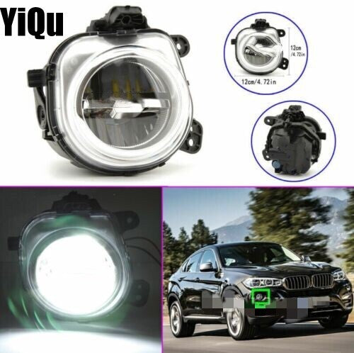 Front left LED fog light compatible with for BMW X3, X4, X5, X6, F25, F26, F85, F15, F86, F16. All new.