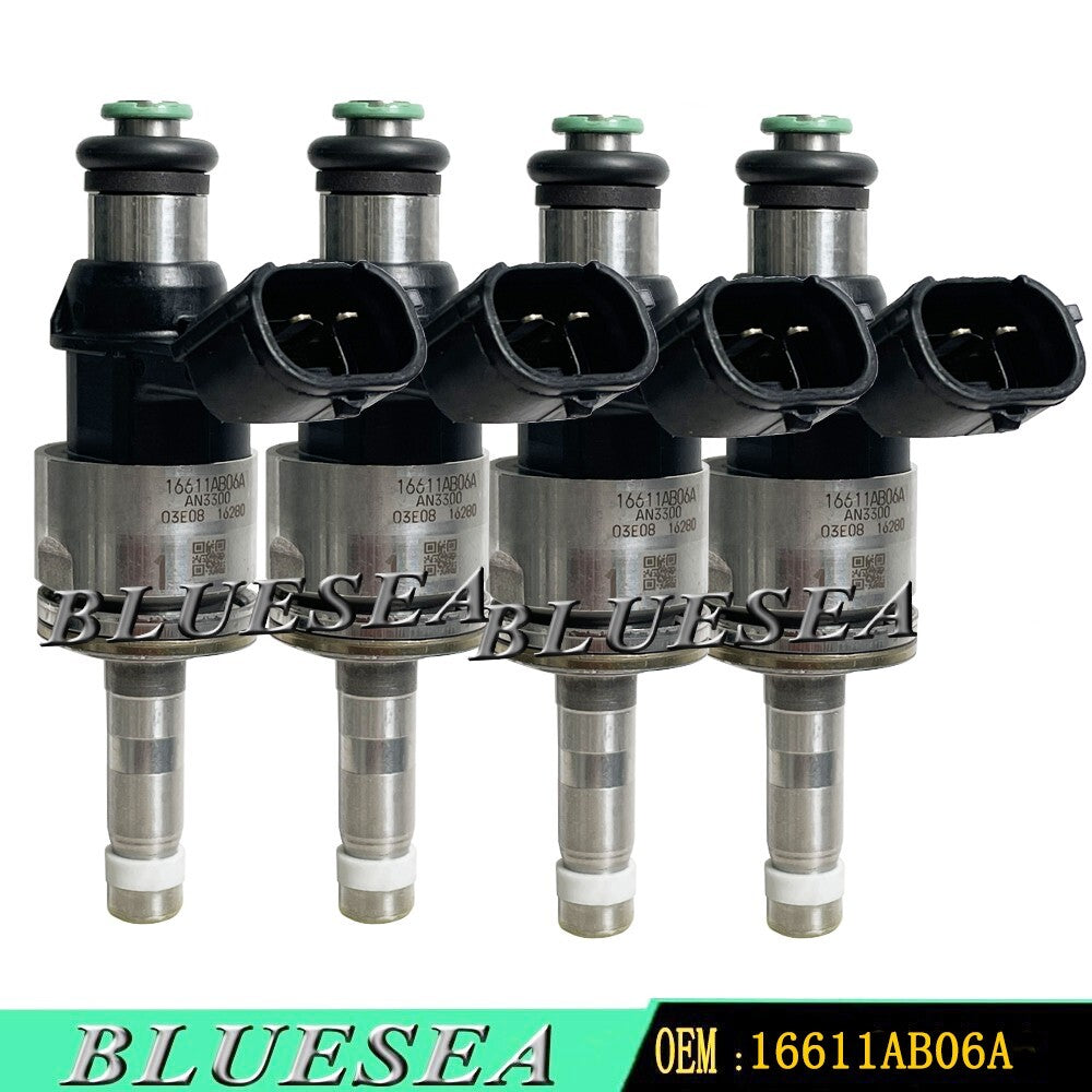 4PCS 16611AB06A Fuel Injectors For 2020-2023 for Subaru Legacy2.5L Outback 2.5L